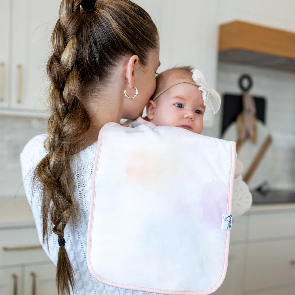 Copper Pearl Burp Cloth Set - Flora