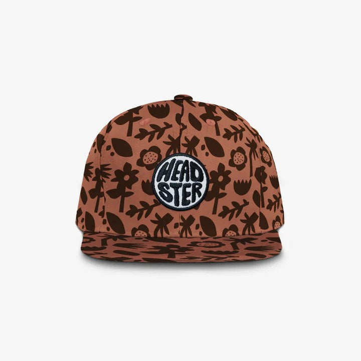 Headster Floral Shadows Snapback - Red Clay