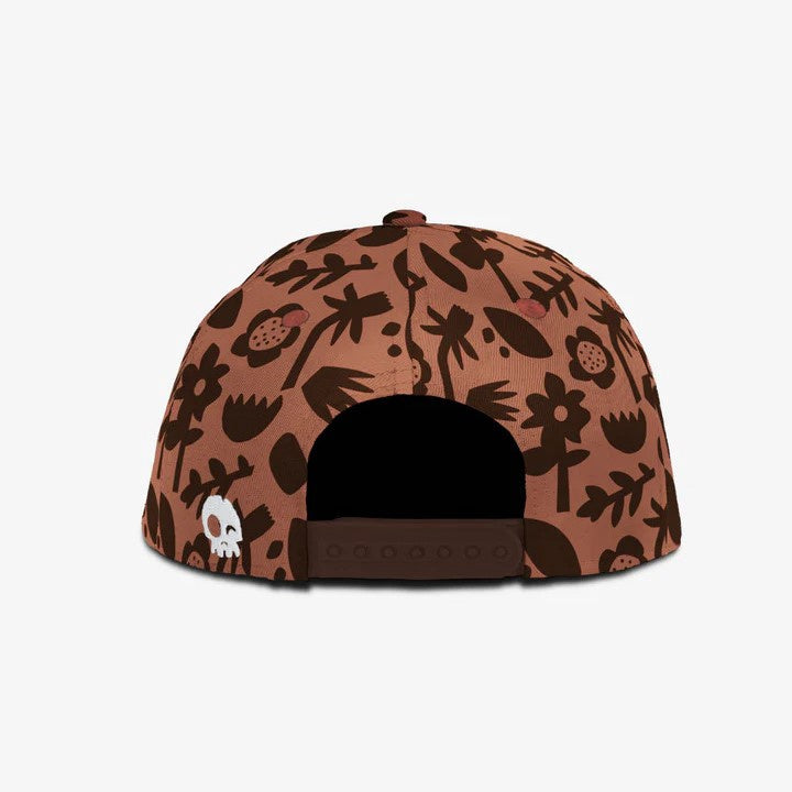 Headster Floral Shadows Snapback - Red Clay