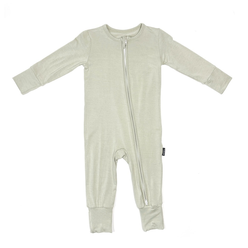 Footless Sleeper with Fold-Over Cuffs - Mellow Sage