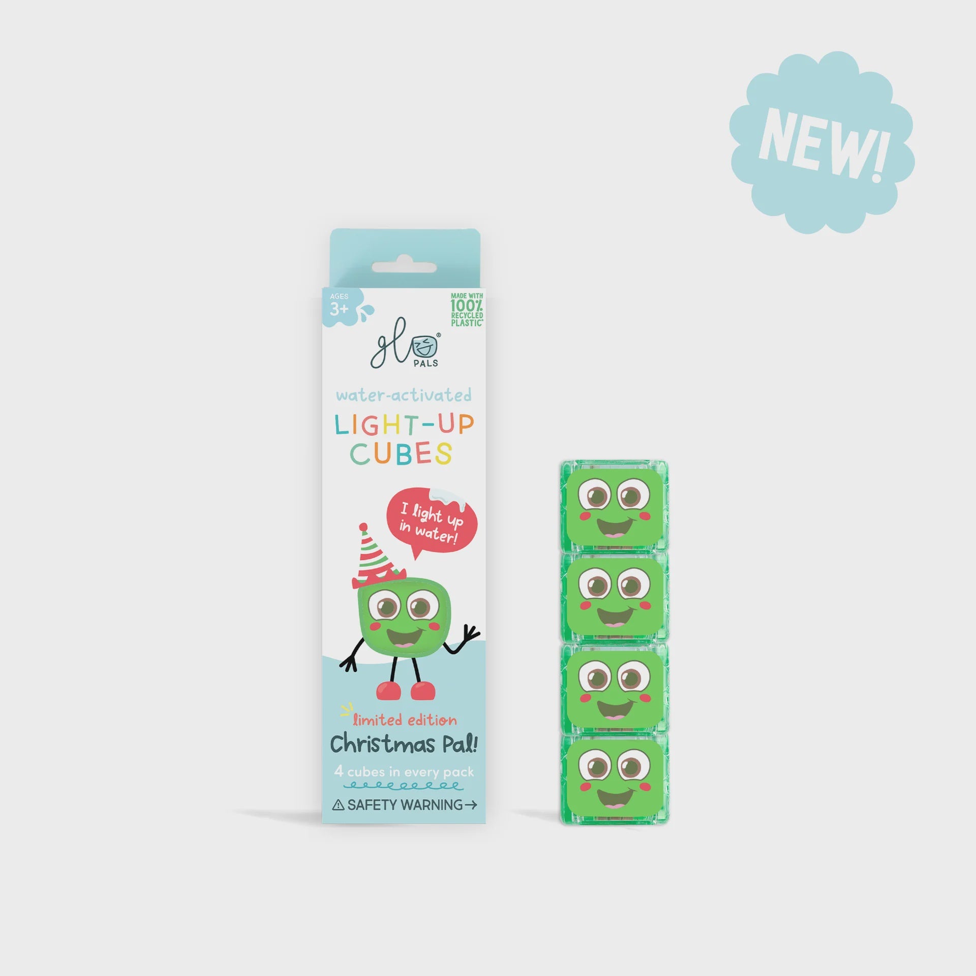 Glo Pals Light Up Cubes - Christmas Pal