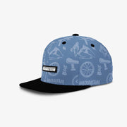 Headster Gnarly Ride Snapback - Blue Fog