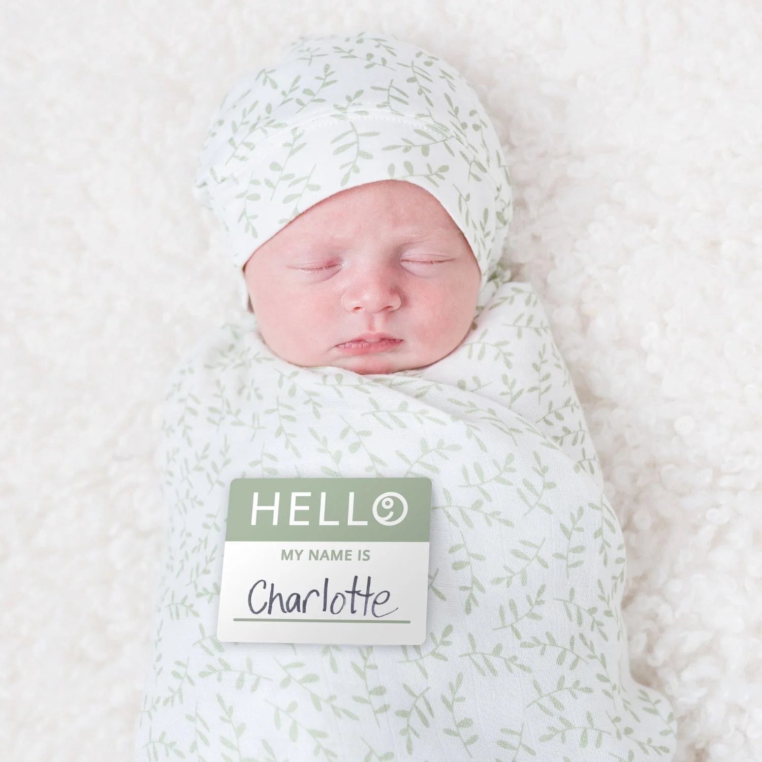 Lulujo Hello World Blanket + Hat