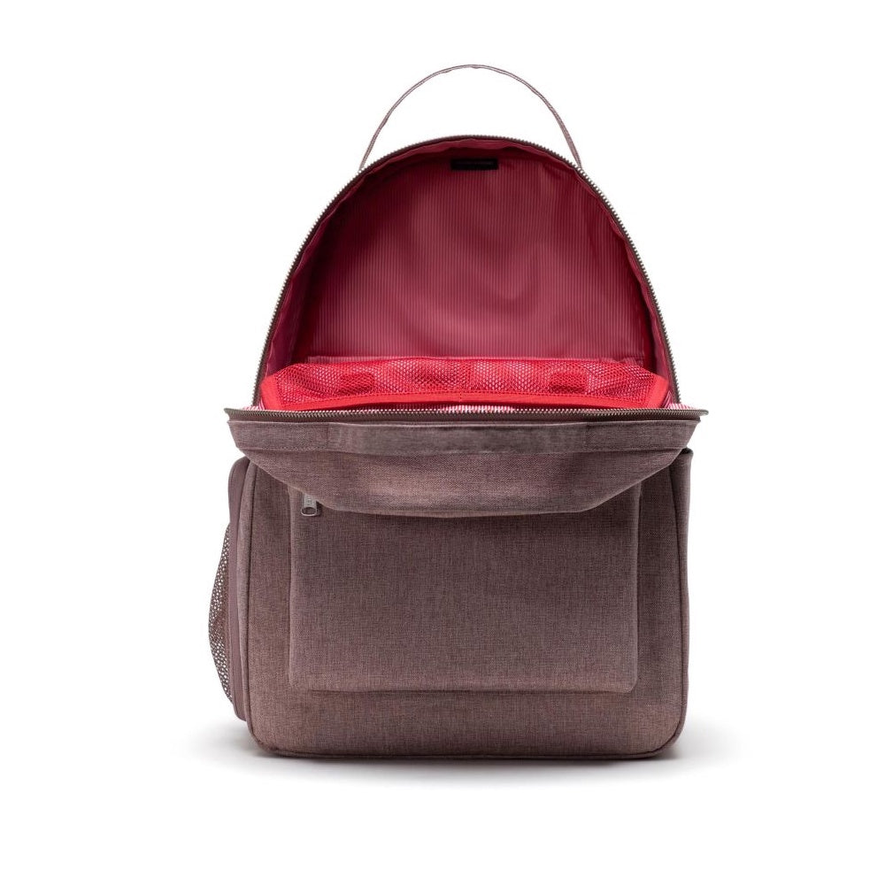 Herschel Nova Sprout Diaper Backpack - Crosshatch Ash Rose