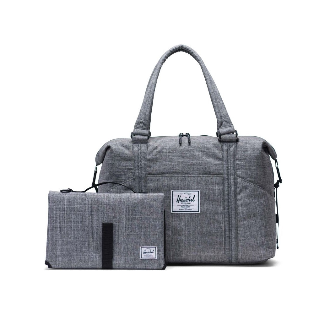 Herschel Strand Sprout Diaper Bag - Raven Grey Crosshatch