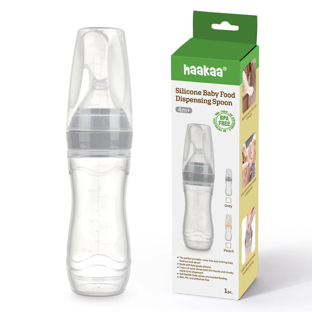 Haakaa Silicone Baby Food Dispenser Spoon