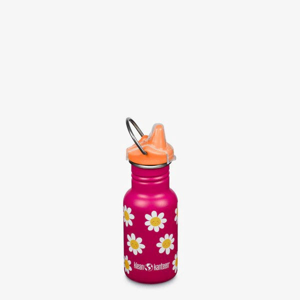 12 oz Classic Kid's Sippy Bottle - Happy Flower