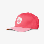 Headster Home Run Curved Brim Snapback - Coral Love