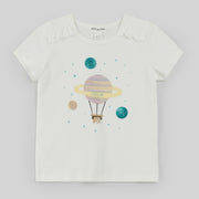 Miles The Label Hot Air Balloon Print T-Shirt