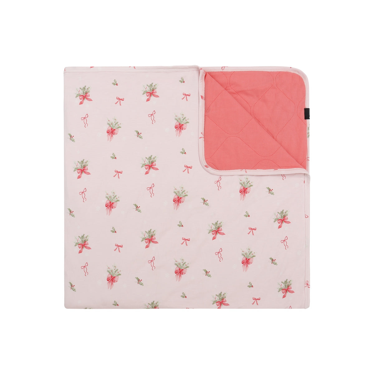 1.0 TOG Child Blanket - Pink Bows / Candy Pink