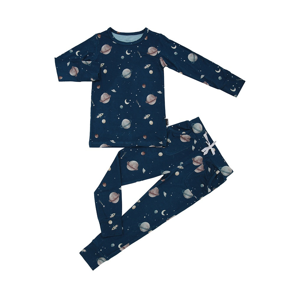 Long Sleeve PJ Set - Space