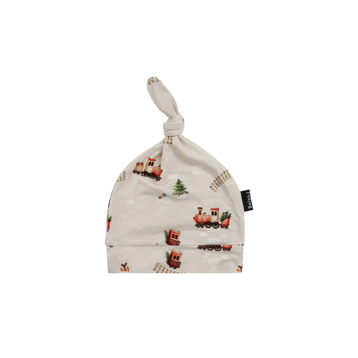 Knotted Hat - Christmas Train