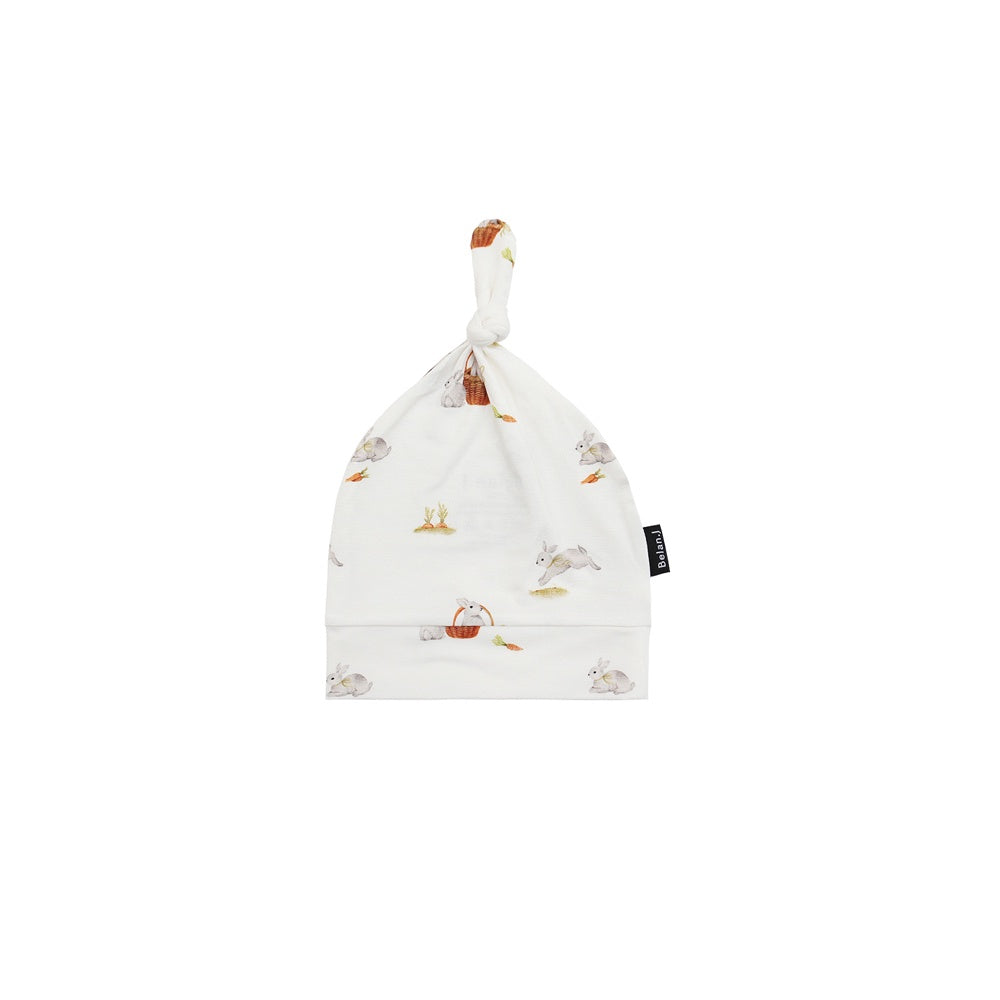 Knotted Hat - Garden Bunnies