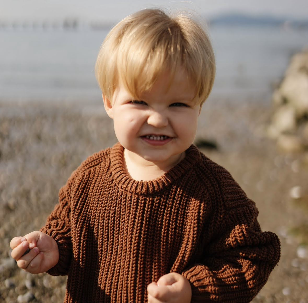 Belan.J Kids Knit Sweater - Ginger