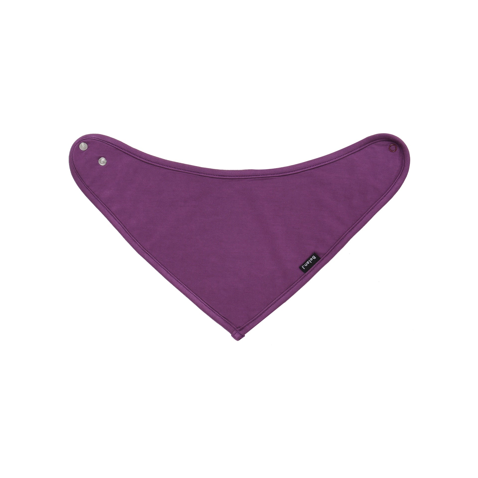 Bandana Bib - Deep Plum