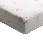 Bamboo Crib Sheet - Love Bunnies