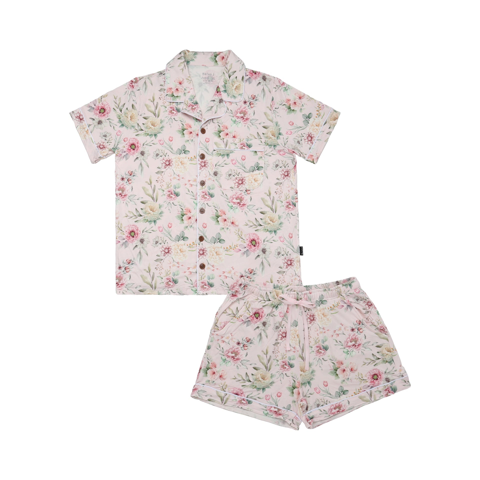 Women's Classic S/S PJ Set - Floral Bliss