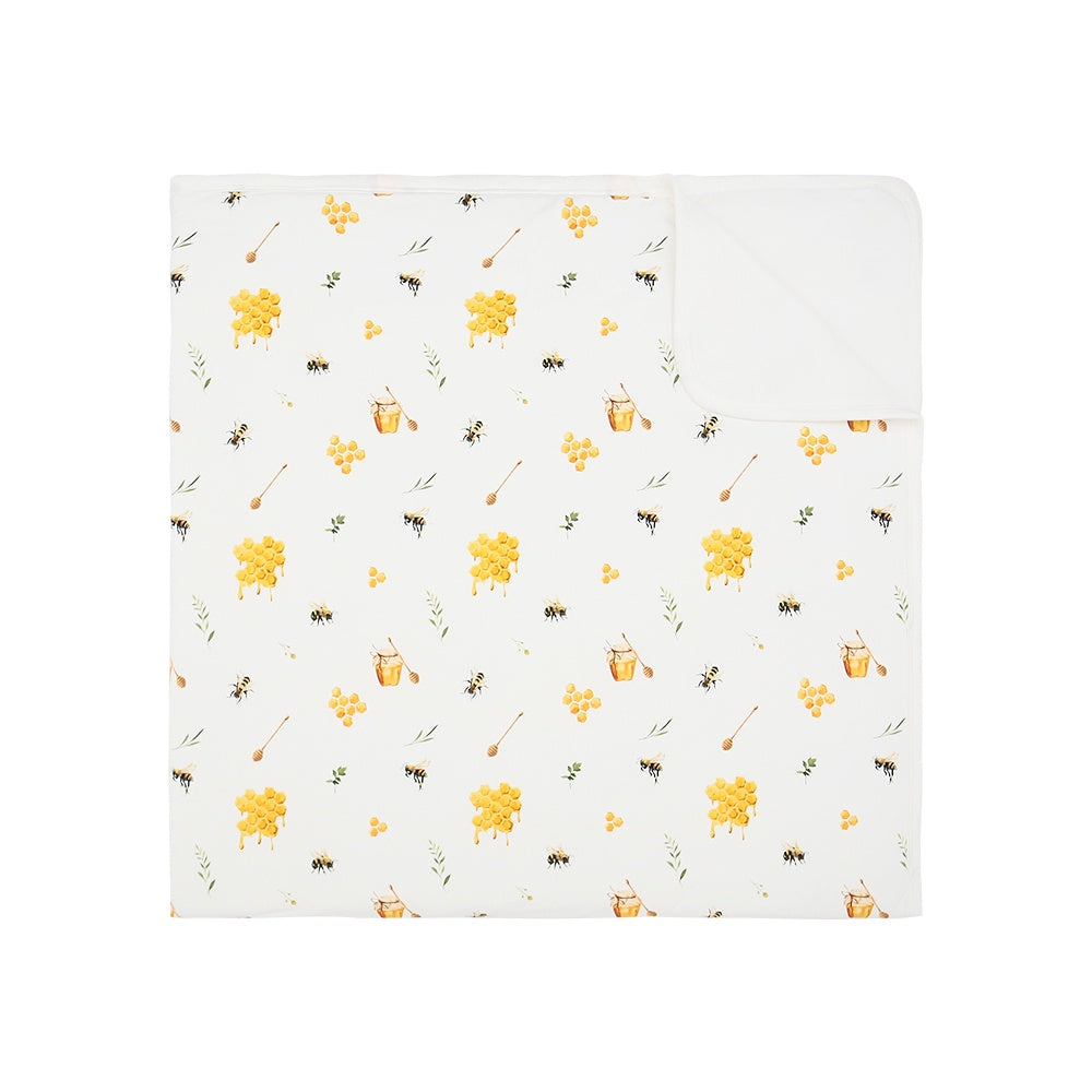 1.0 TOG Child Blanket - Honey Bee / White