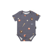 Short Sleeves Onesie - Baseball