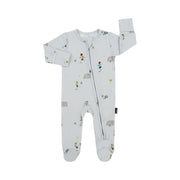Footed Zipper Sleeper - Go, Team!