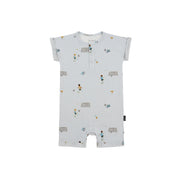 S/S Shortall Romper - Go, Team!