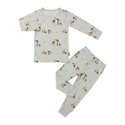 L/S PJ Set - Giraffes