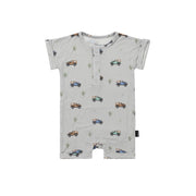 S/S Shortall Romper - Jeeps