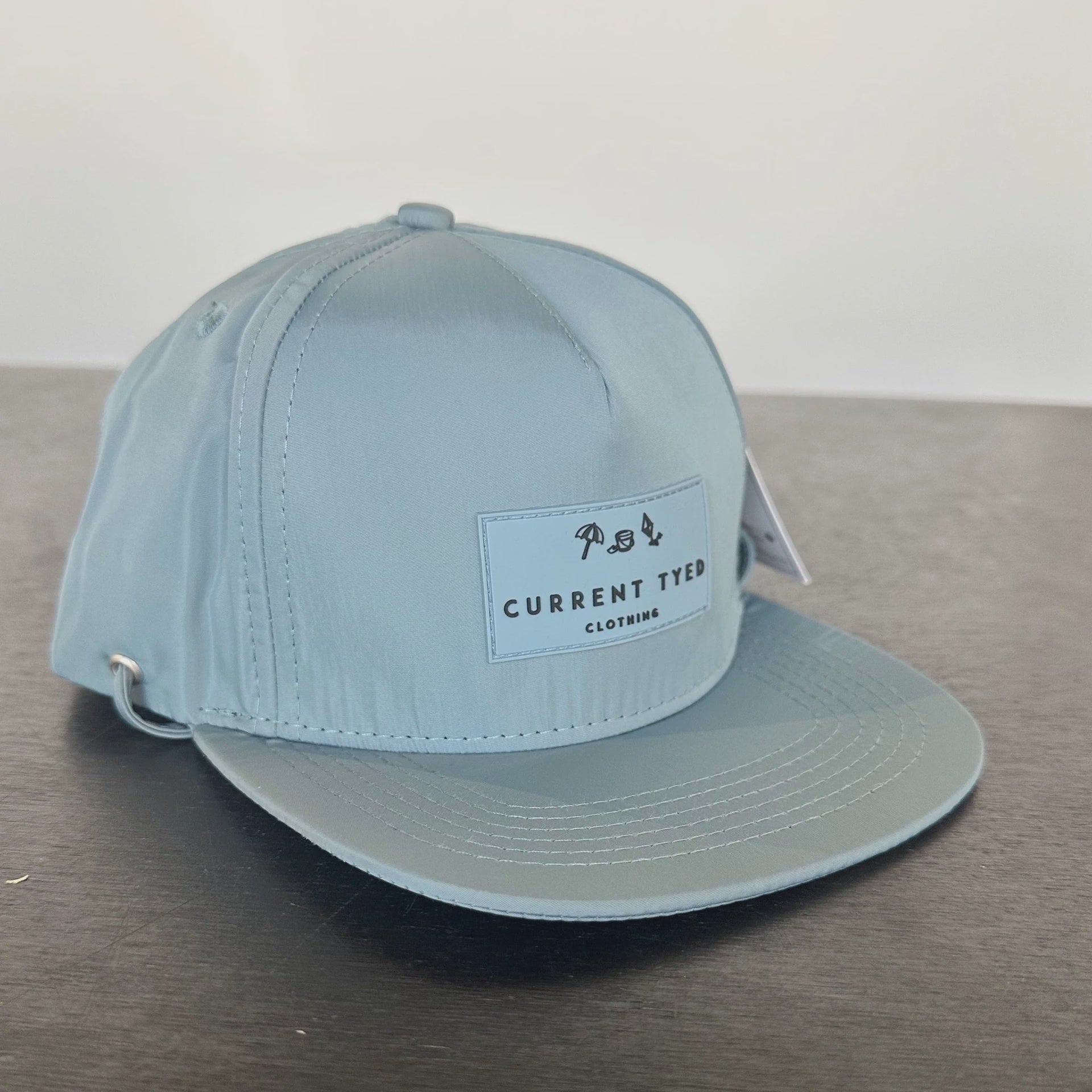 Current Tyed Clothing Waterproof Snapback - Stone Blue