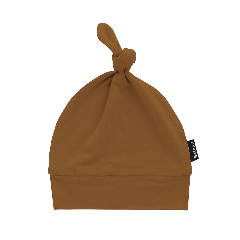 Knotted Hat - Toffee