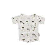 S/S Pocket Tee - Zebras