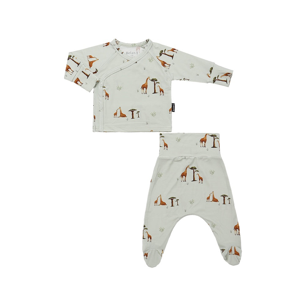 Take Me Home Kimono Set - Giraffes