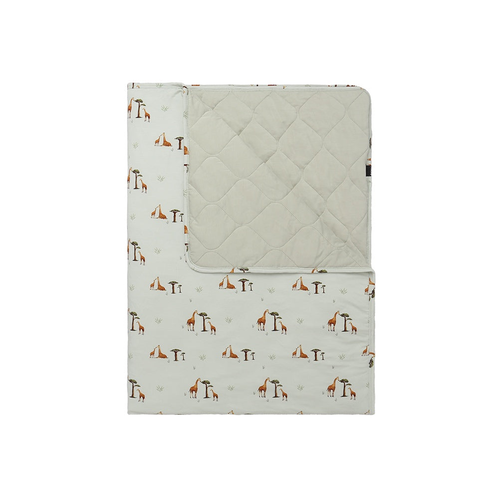 1.0 TOG Snuggle Blanket - Giraffes/Sage