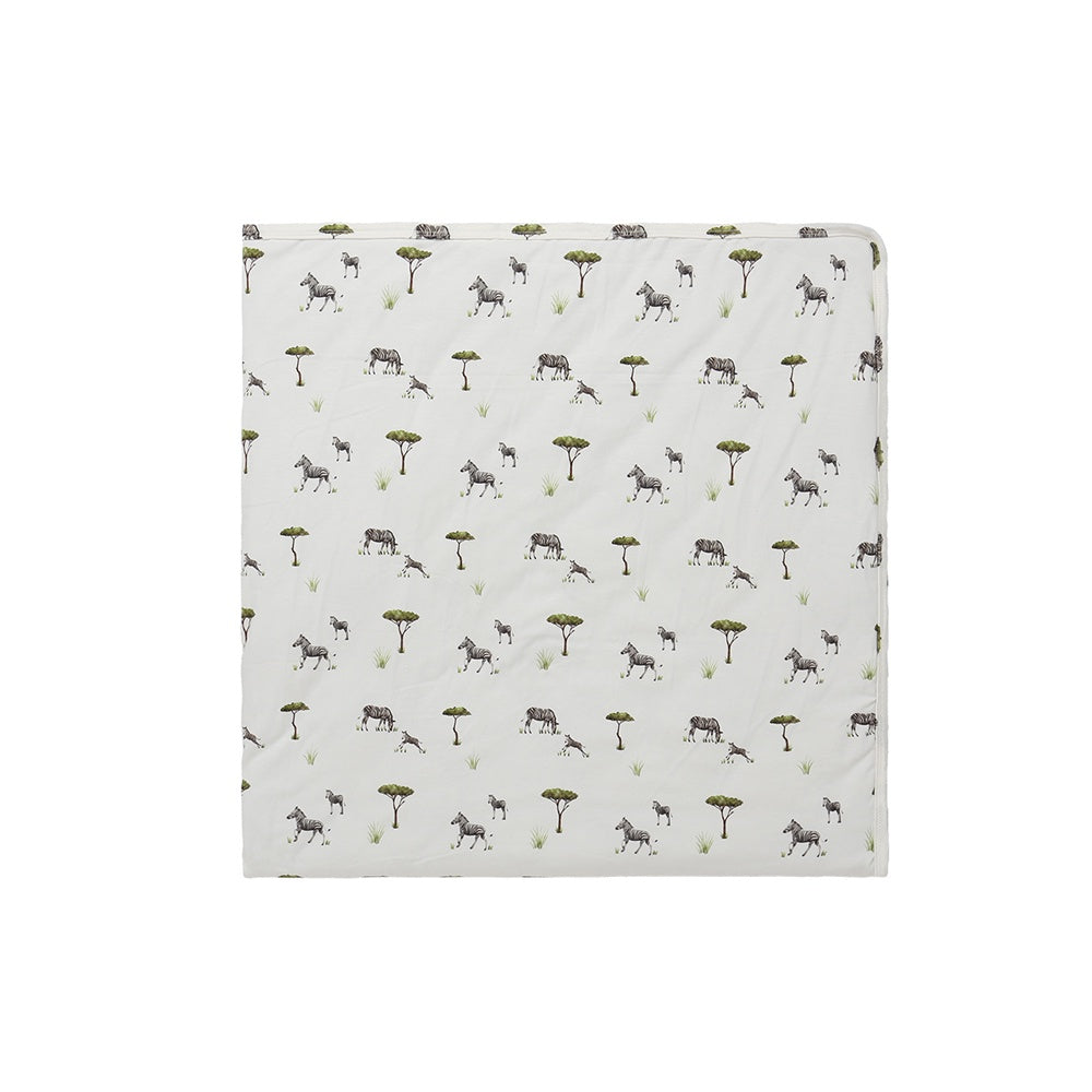 1.0 TOG Child Blanket - Zebras/Raven
