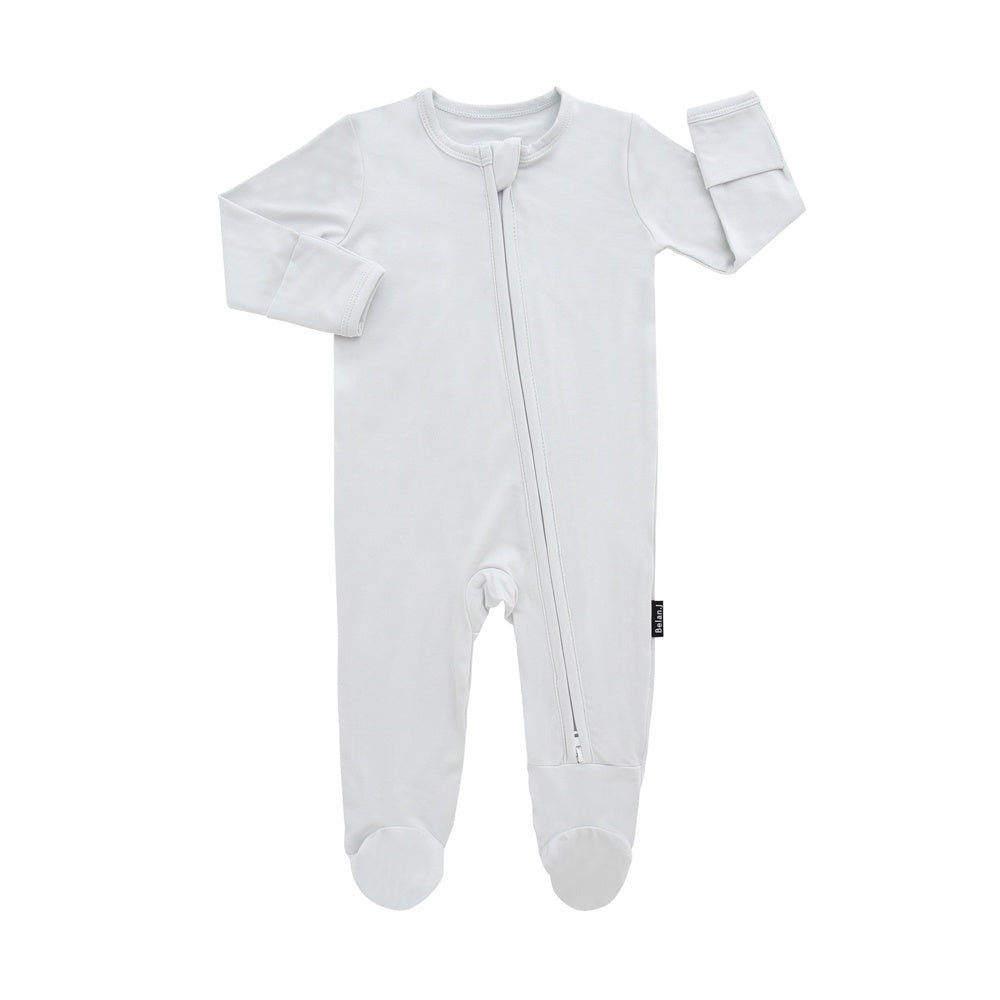 Footed Zipper Sleeper- Breeze
