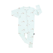 Footless Sleeper with Fold-over cuffs - Turtles