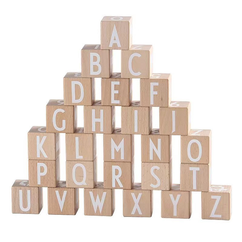 Active Baby Wooden Blocks - Alphabet