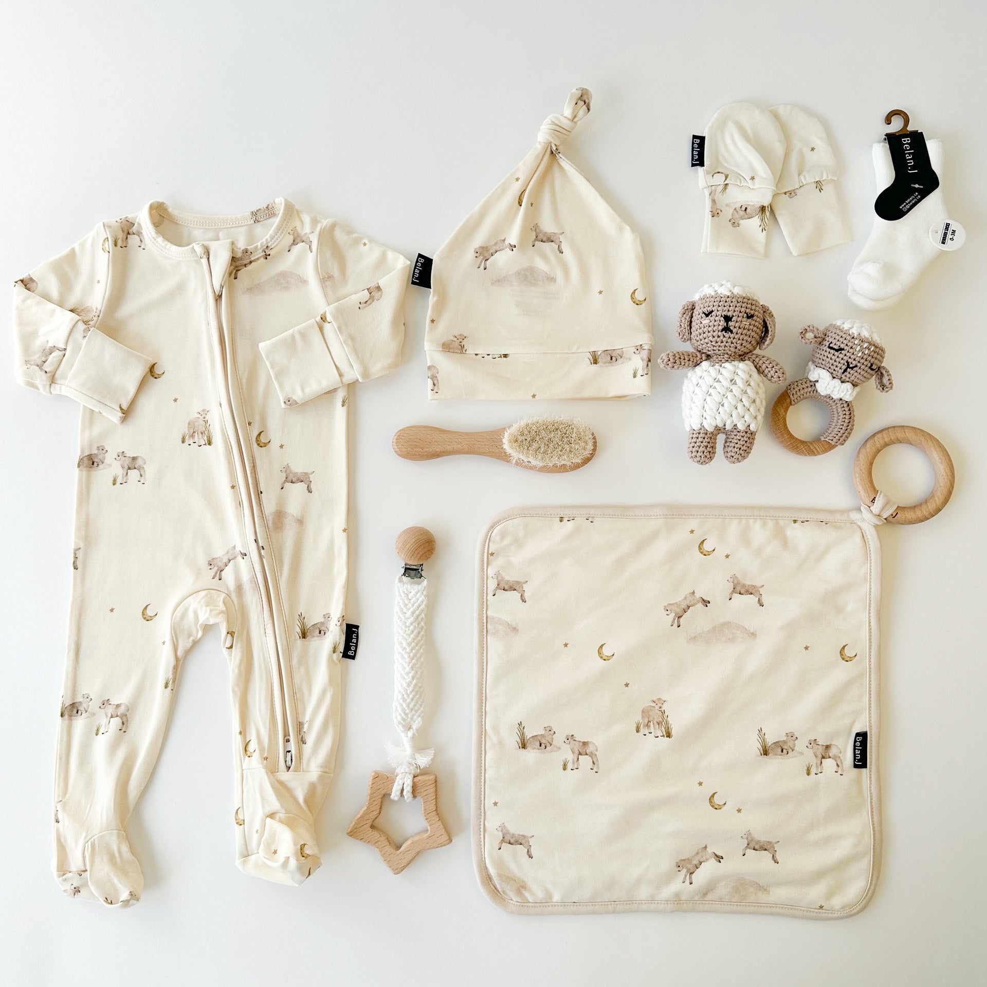 Baby Gift Box - Little Lambs Sleepers