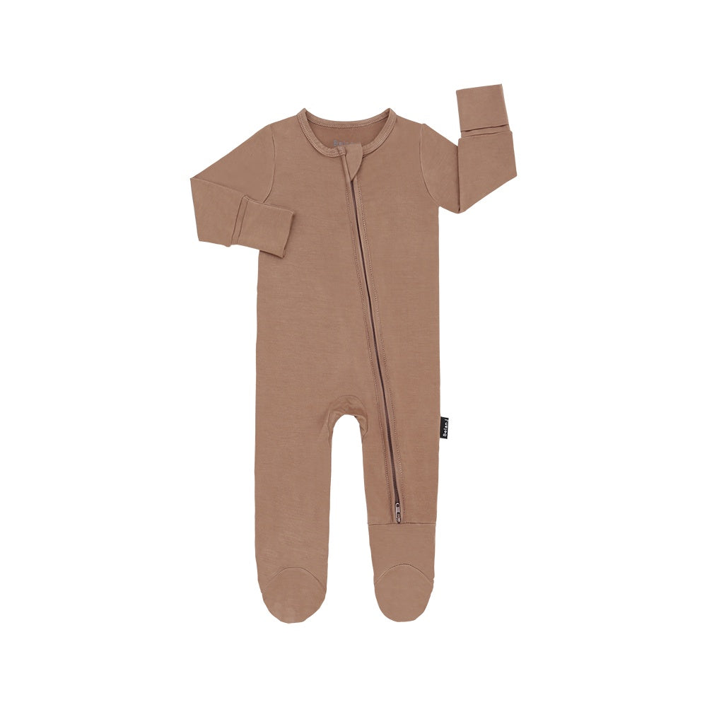 Footed Zipper Sleeper - Hazel