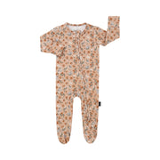Footed Zipper Sleeper - Amber Garden
