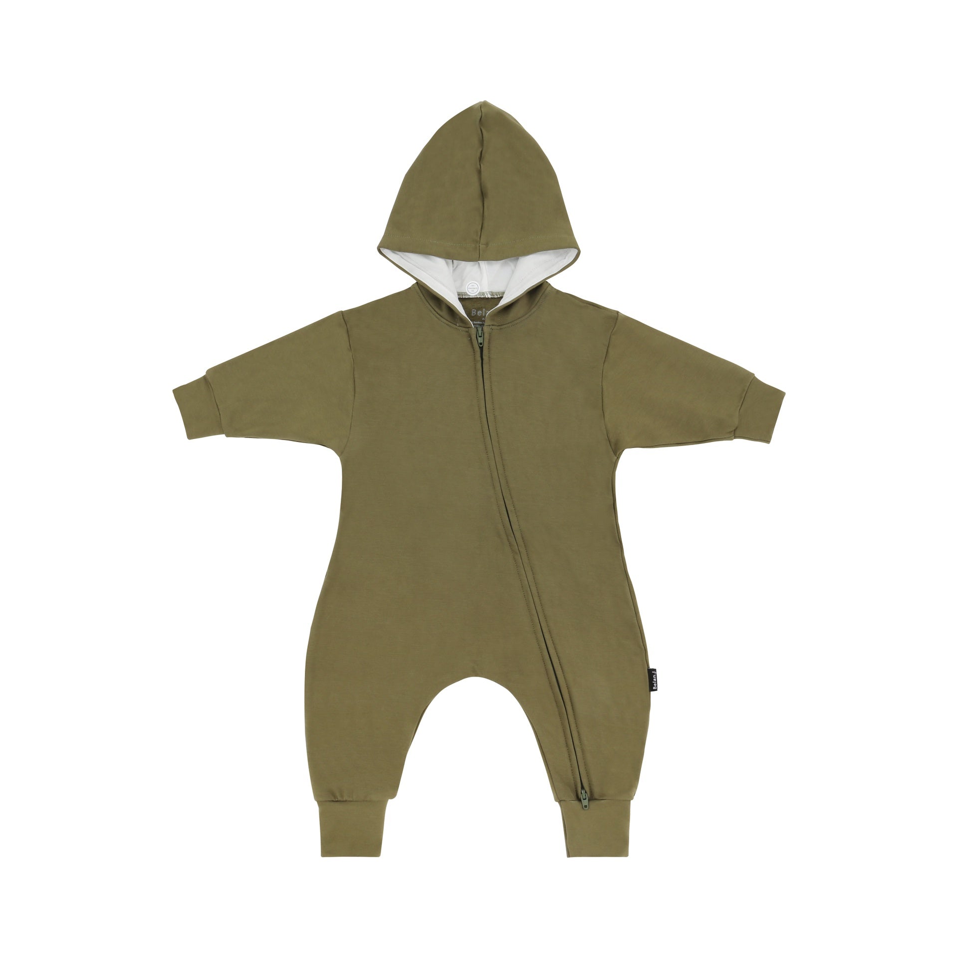 Hooded Jumpsuit - Pine
