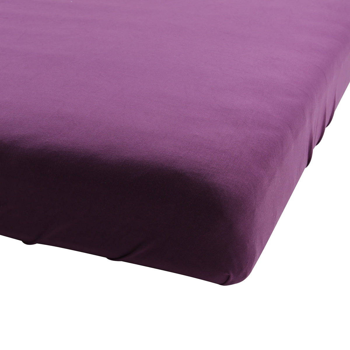 Bamboo Crib Sheet - Deep Plum