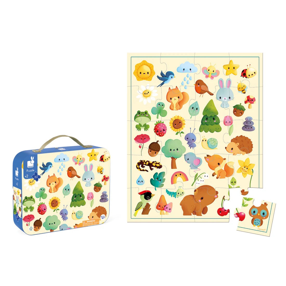 Janod 20 Piece Nature Picture Puzzle