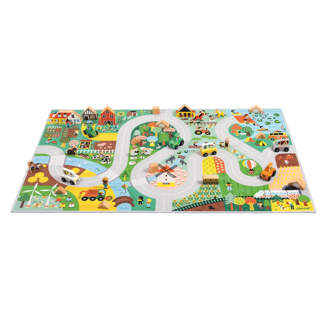 Janod Cross Roads Countryside Play Mat
