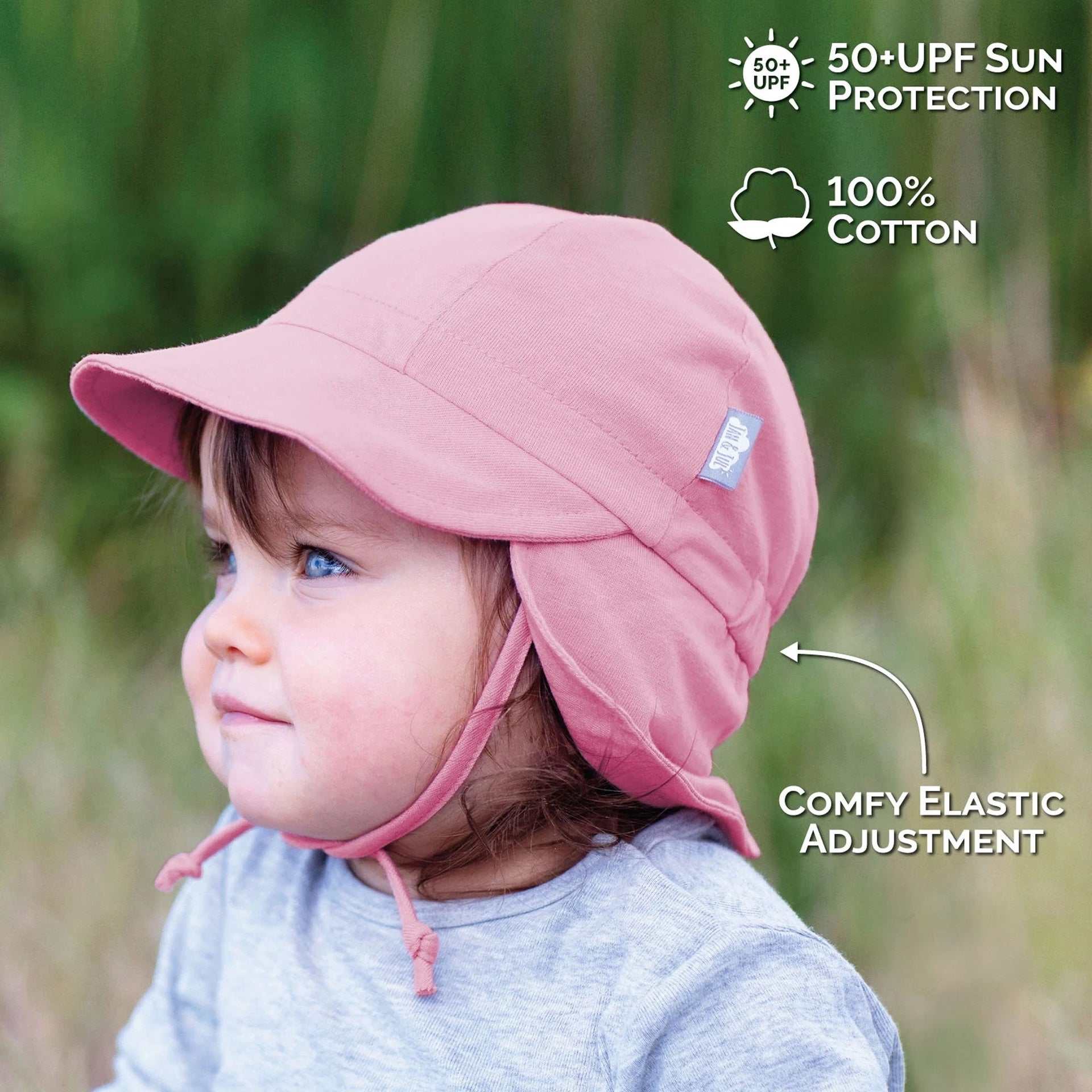 Jan & Jul Sun Soft Baby Cap - Juniper Green