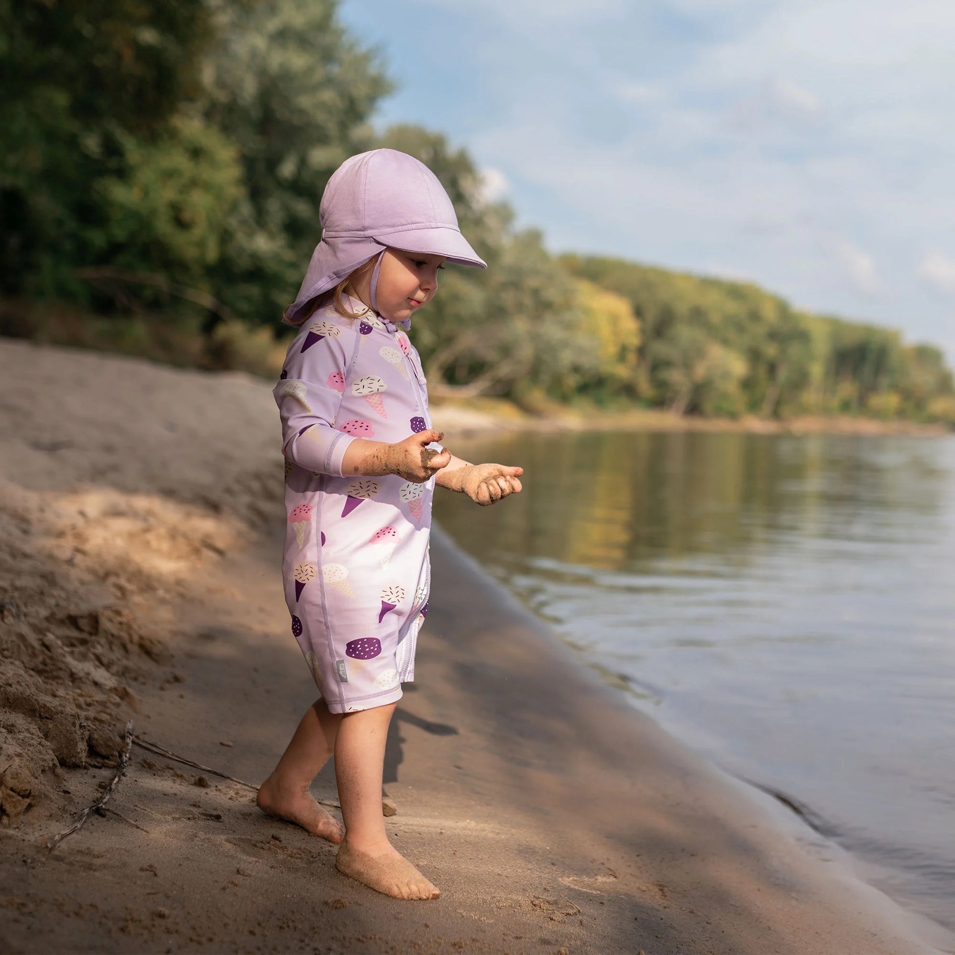 Jan & Jul Sun Soft Baby Cap - Lavender