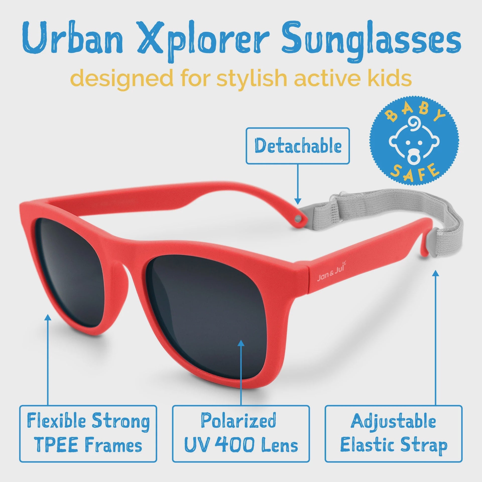 Jan & Jul Urban Xplorer Sunglasses - Nautical Red