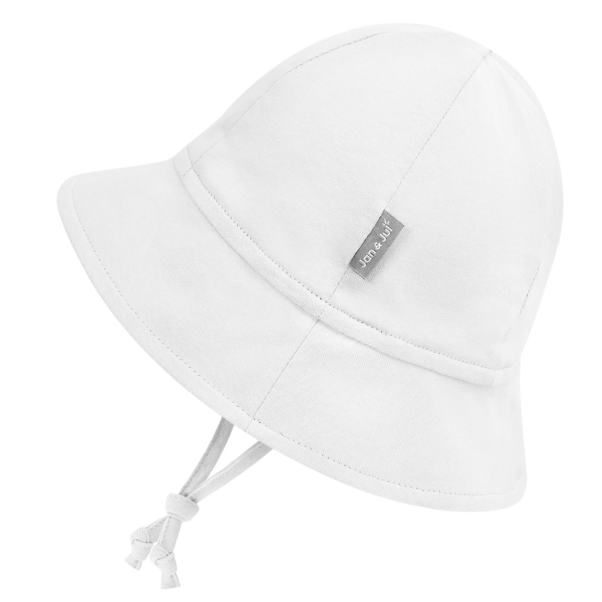 Jan & Jul Cozy Baby Bucket Hat - White