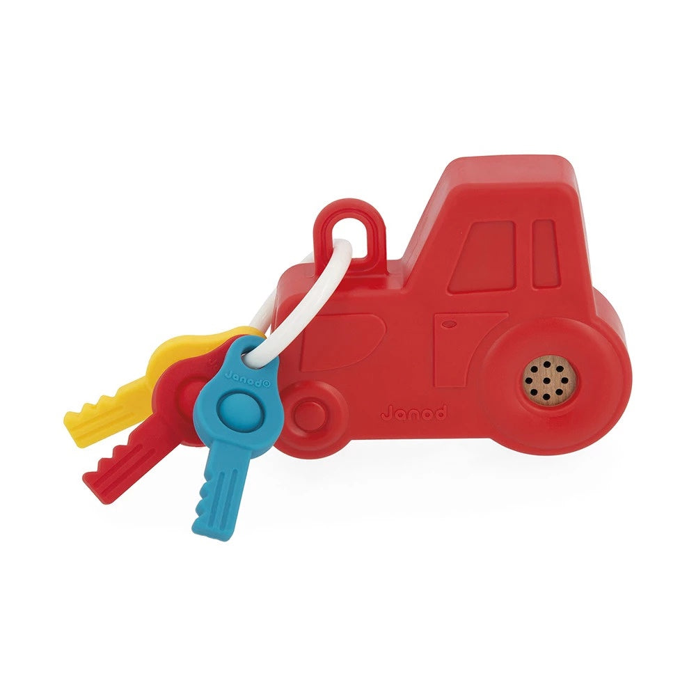 Janod Tractor Key Ring - The Farm