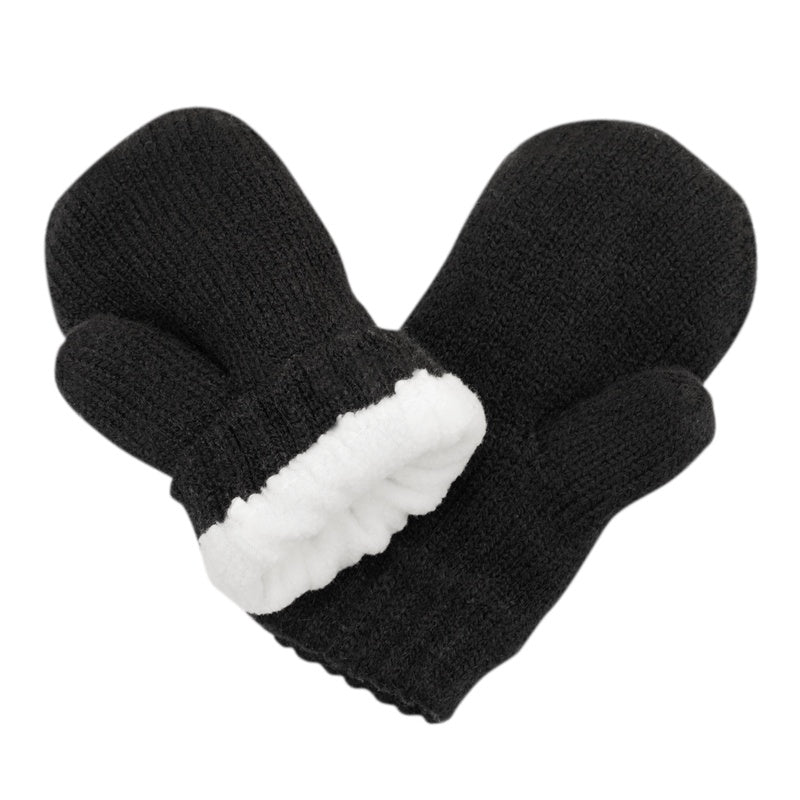Jan & Jul Knit Mittens - Black