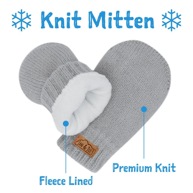 Jan & Jul Knit Mittens - Black